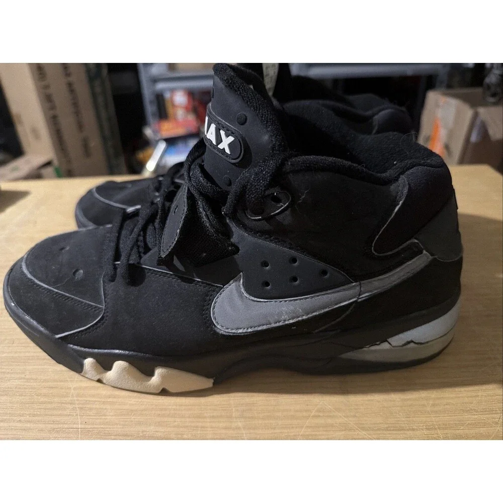 Nike Air Force Max Fab Five Black Grey 2006 Size 13 Sneakers Shoes 315065-001